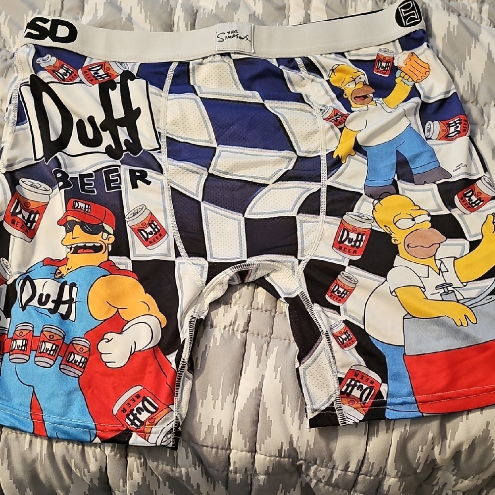 PSD Cartoon The Simpsons Duff Beer Boxer Briefs NWOT never Worn! - Picture 3 of 5